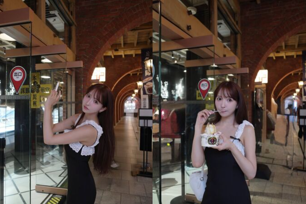 三上悠亞在台中遊玩。(圖/翻攝三上悠亞IG)